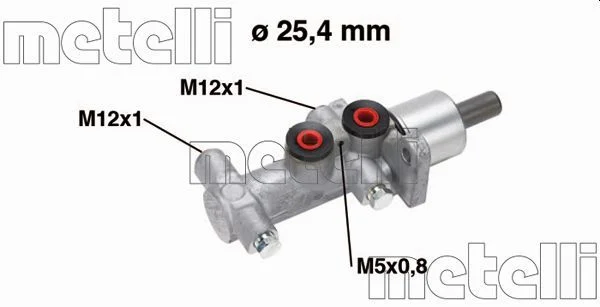 Hlavný brzdový válec METELLI 05-0767