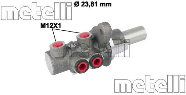 Hlavný brzdový válec METELLI 05-0779