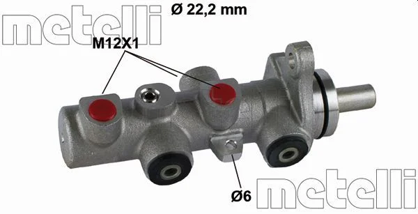 Hlavný brzdový válec METELLI 05-0793