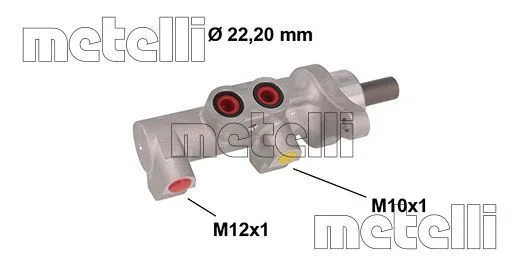 Hlavný brzdový válec METELLI 05-0847