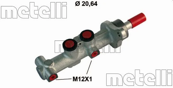 Hlavný brzdový válec METELLI 05-0863