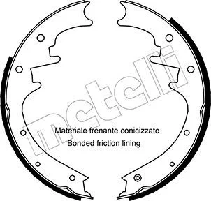 Sada brzdových čeľustí METELLI 53-0352