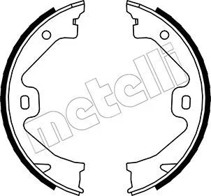 Brake Shoe Set, parking brake METELLI 53-0369