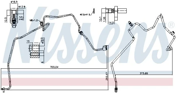 Aukšto slėgio linija, oro kondicionavimas NIS 841397