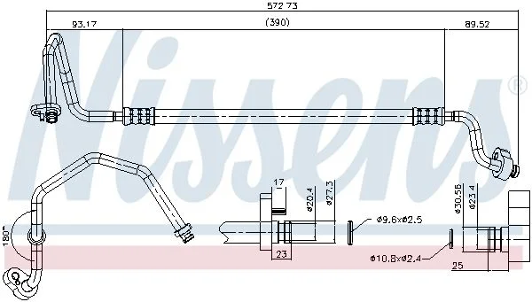 High-pressure Line, air conditioning  842626