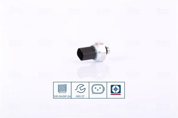 Pressure Switch, air conditioning NISSENS 301009