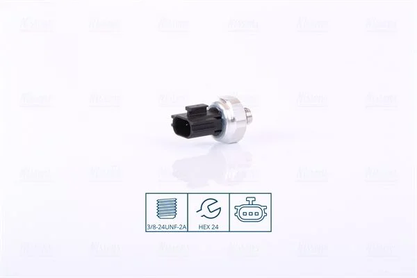 Pressure Switch, air conditioning NISSENS 301100