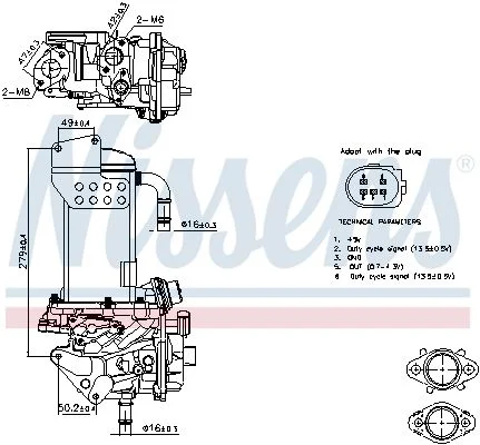 ERG modulis NISSENS 98325