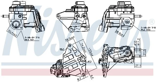 EGR Valve NISSENS 98348
