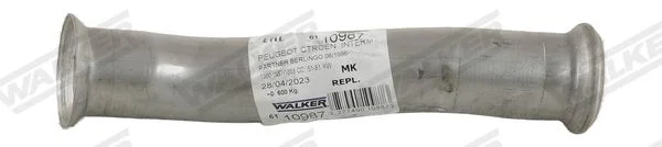 Výfukové potrubie WALKER 10987