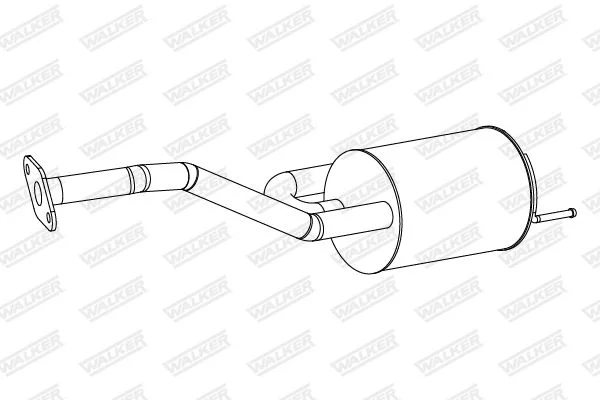 Rear Muffler WALKER 24331