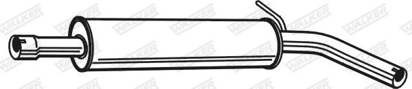 Centre Muffler WALKER 25207