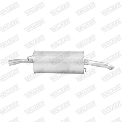 Rear Muffler WALKER 71396