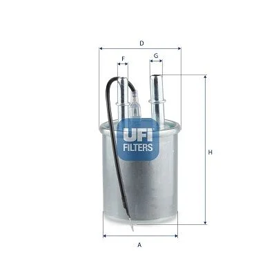 Kuro filtras UFI FILTRY 31.A42.00