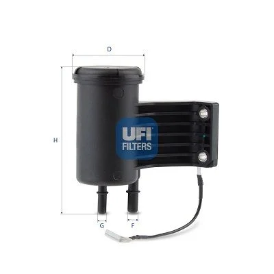 Kuro filtras UFI FILTRY 55.819.00