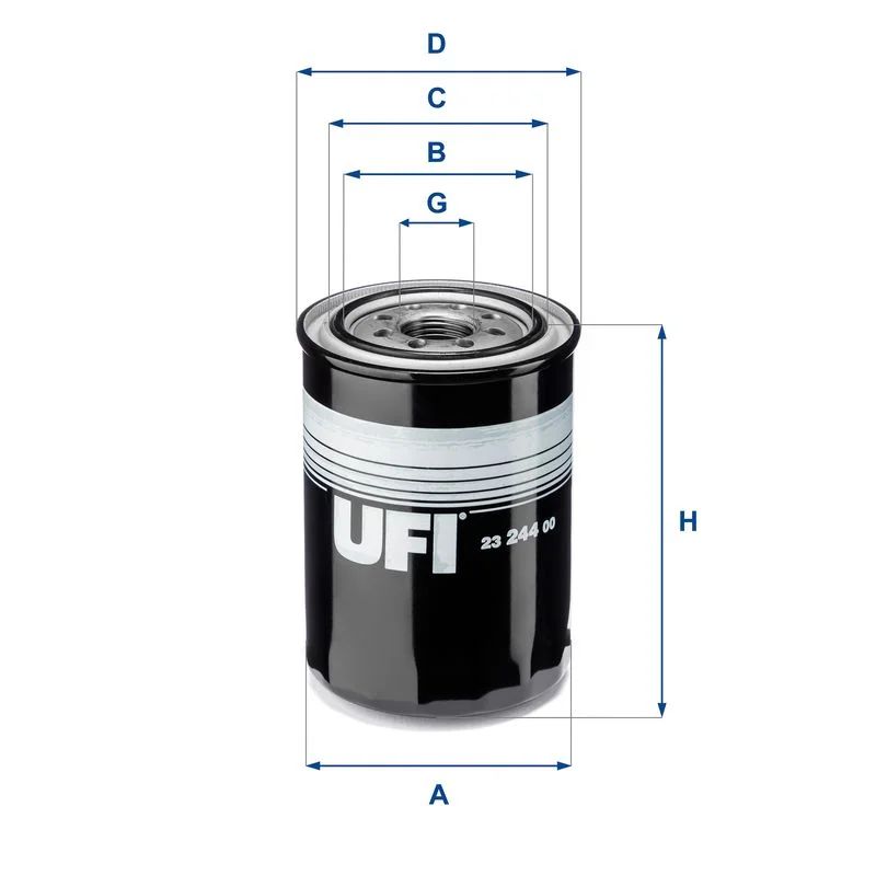 Alyvos filtras UFI 23.244.00