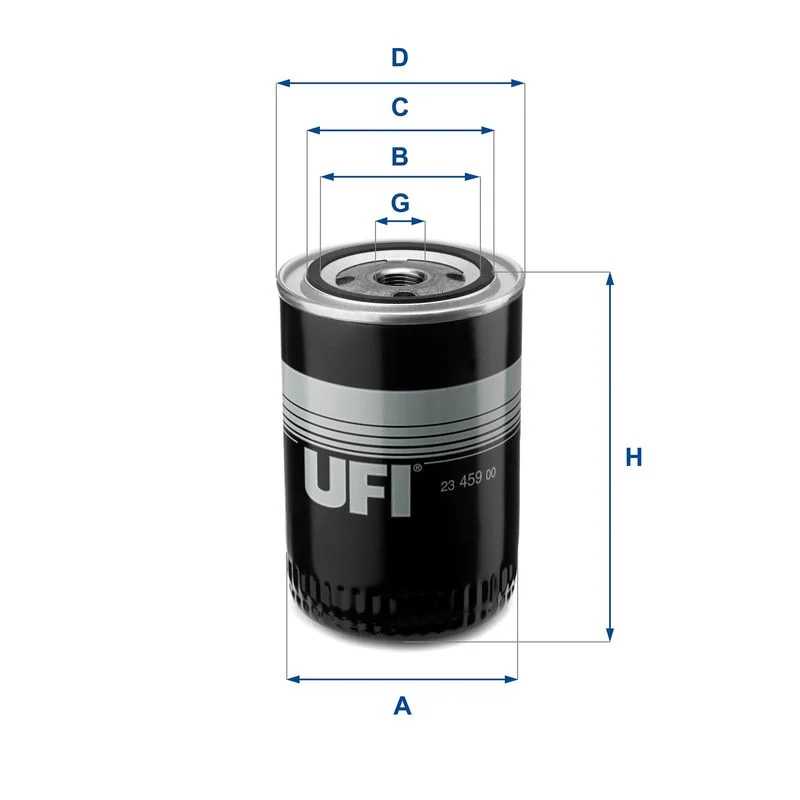 Alyvos filtras UFI 23.459.00