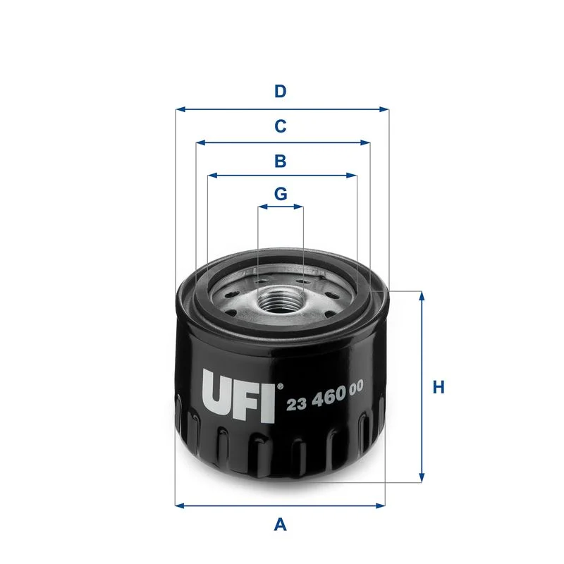 Alyvos filtras UFI 23.460.00
