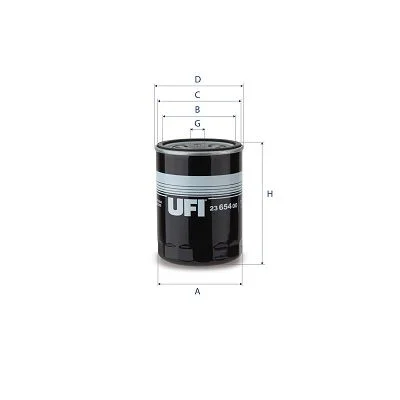 Alyvos filtras UFI 23.654.00