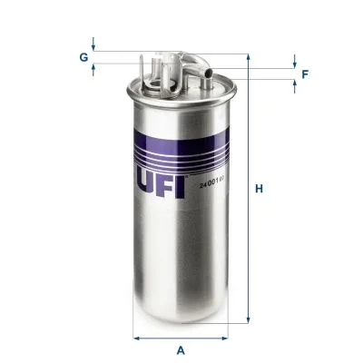 Kuro filtras UFI 24.001.00