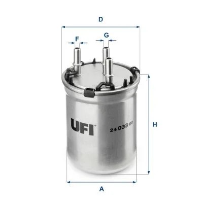 Kuro filtras UFI 24.033.00
