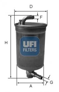 Fuel Filter UFI 24.072.00