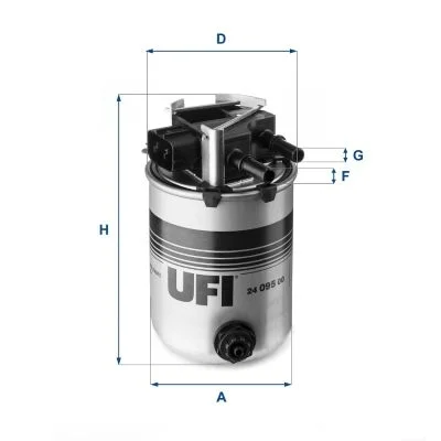 Kuro filtras UFI 24.095.00