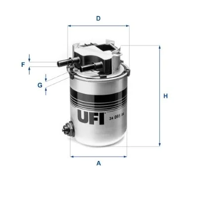 Kuro filtras UFI 24.095.04