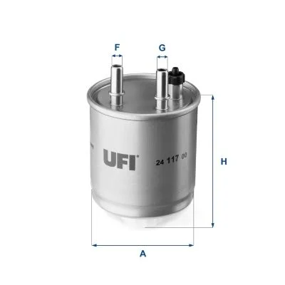 Kuro filtras UFI 24.117.00