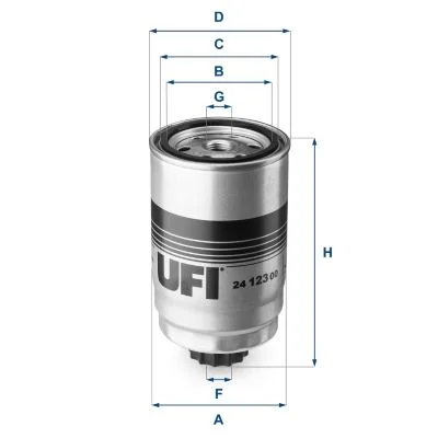 Kuro filtras UFI 24.123.00