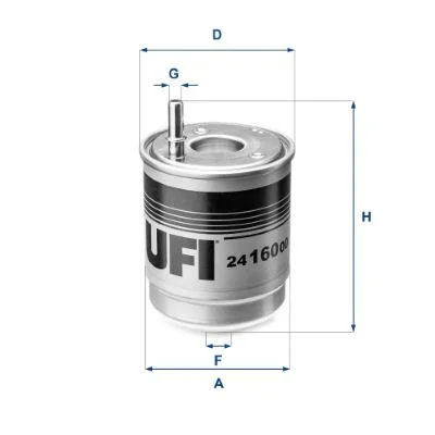 Kuro filtras UFI 24.160.00