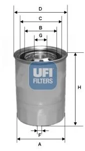 Kuro filtras UFI 24.327.00