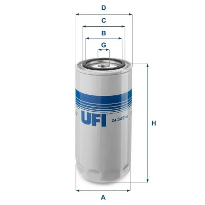 Kuro filtras UFI 24.349.00