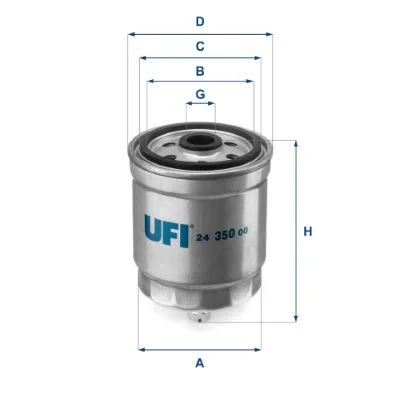 Kuro filtras UFI 24.350.00