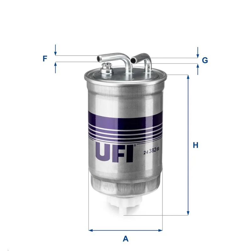 Kuro filtras UFI 24.382.00