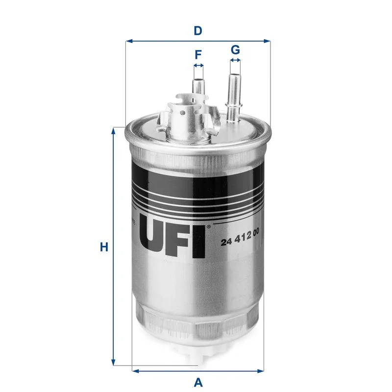 Kuro filtras UFI 24.412.00