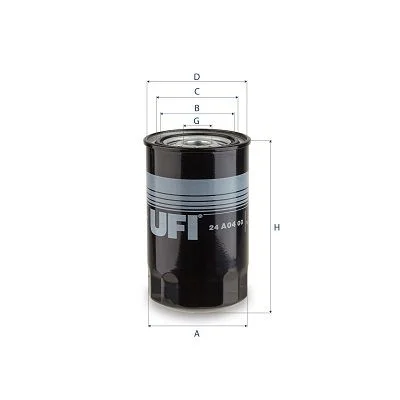Kuro filtras UFI 24.A04.00