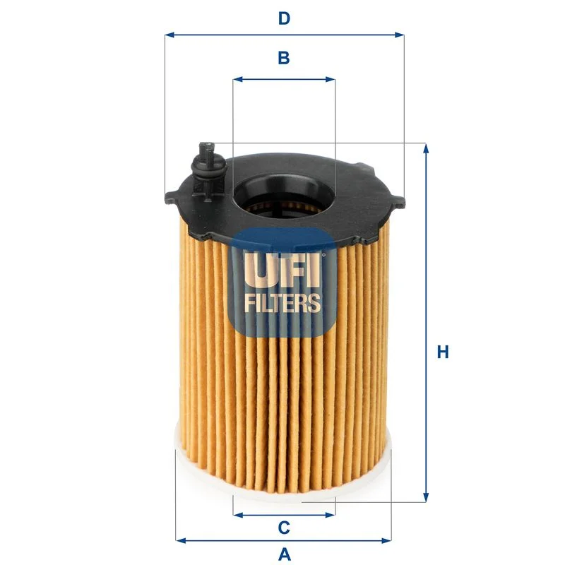 Alyvos filtras UFI 25.128.00