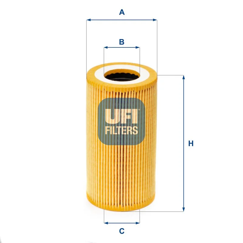 Alyvos filtras UFI 25.165.00