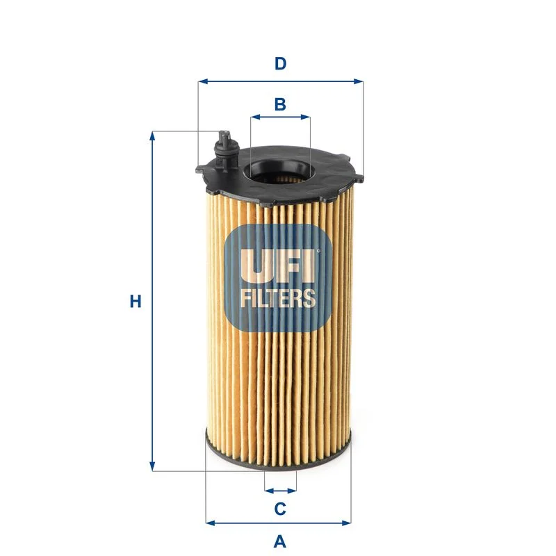 Alyvos filtras UFI 25.167.00
