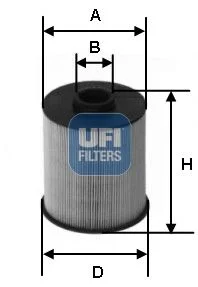 Kuro filtras UFI 26.077.00