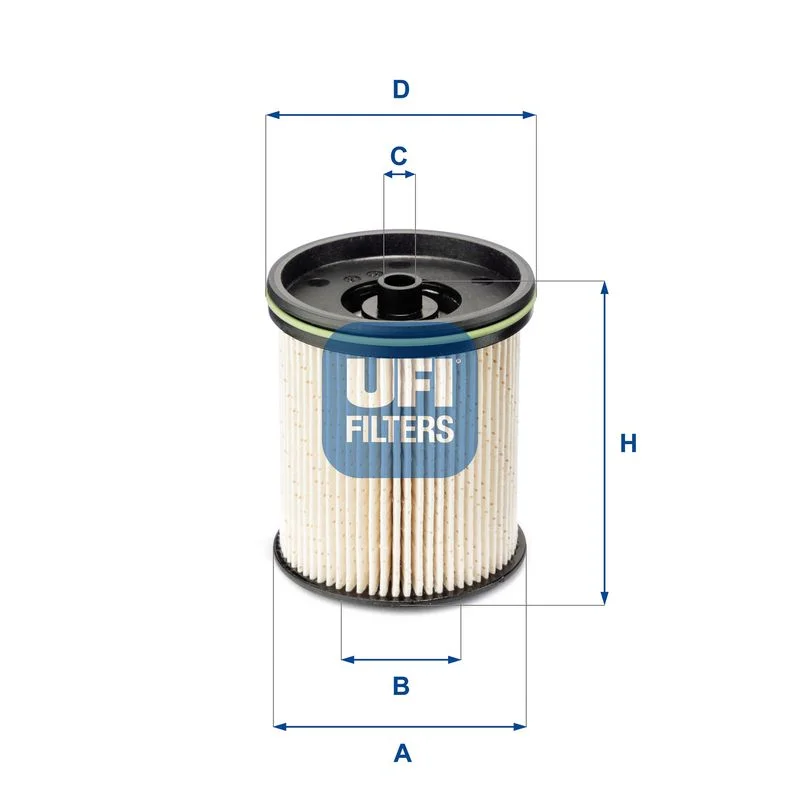 Kuro filtras UFI 26.122.00