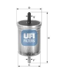 Kuro filtras UFI 31.513.00