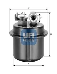 Kuro filtras UFI 31.535.00
