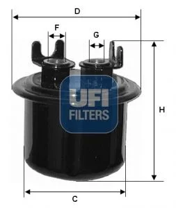 Kuro filtras UFI 31.539.00