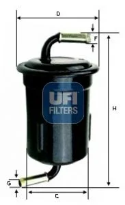 Kuro filtras UFI 31.715.00