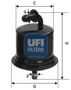 Kuro filtras UFI 31.724.00
