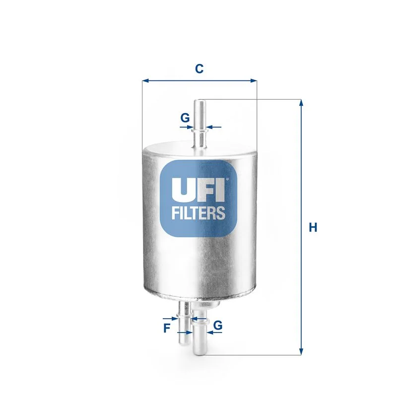 Kuro filtras UFI 31.830.00