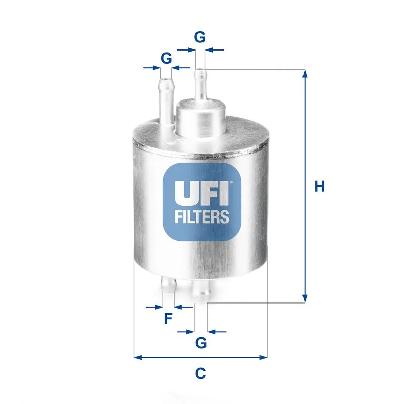 Kuro filtras UFI 31.834.00