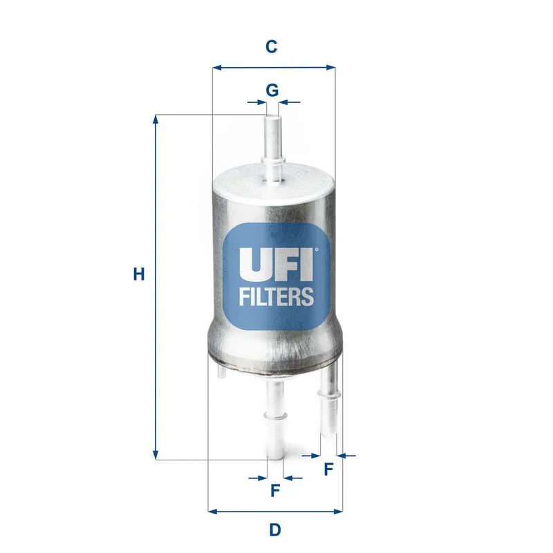 Kuro filtras UFI 31.845.00